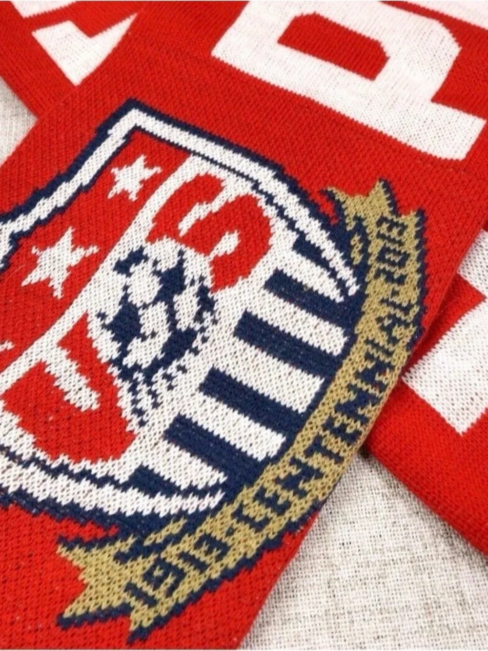 NEW 2013 USMNT Honduras Scarf USA US Soccer Centennial Proof Through The Night